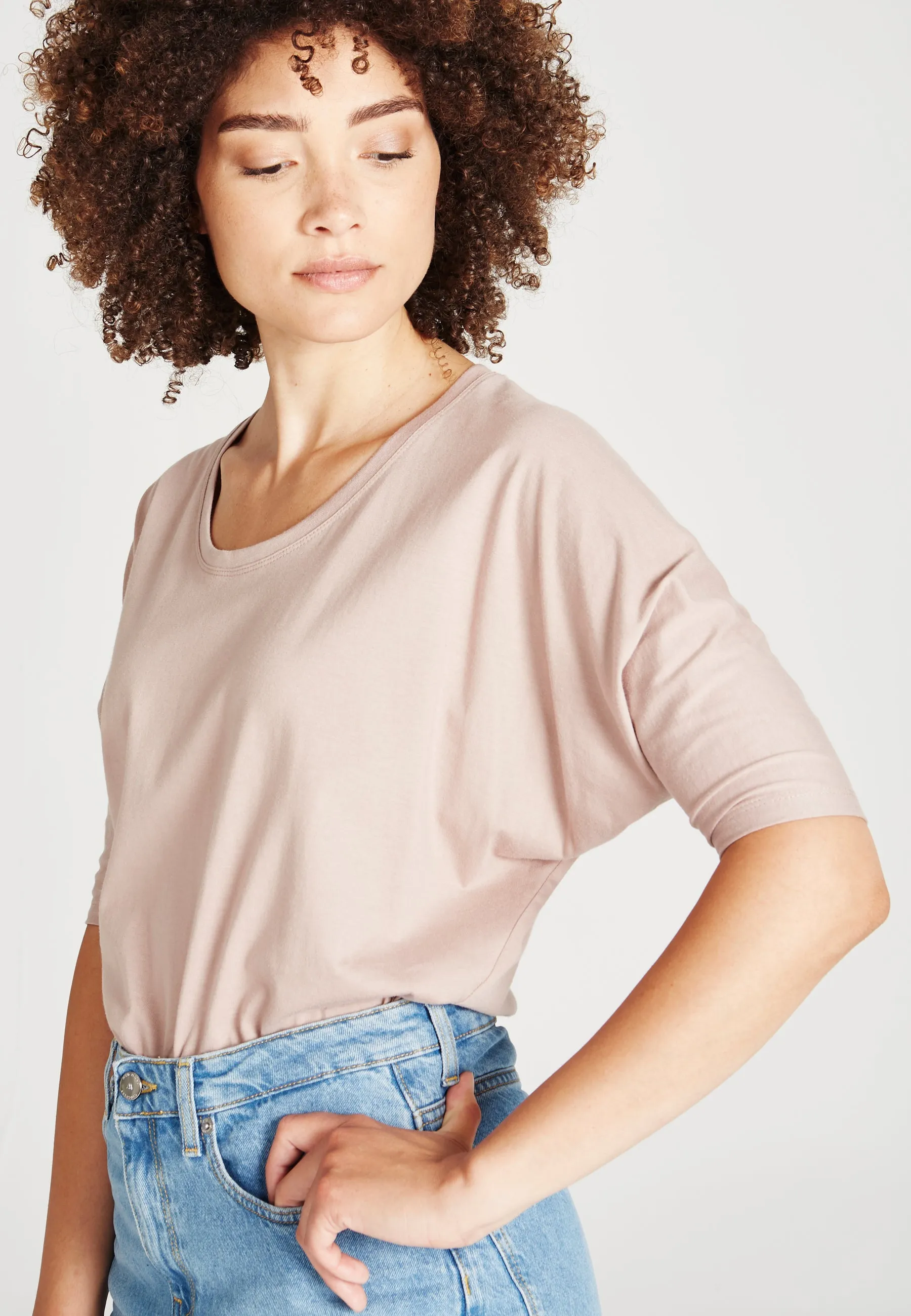 ALICE organic cotton t-shirt - Muddy Pink Givn Berlin