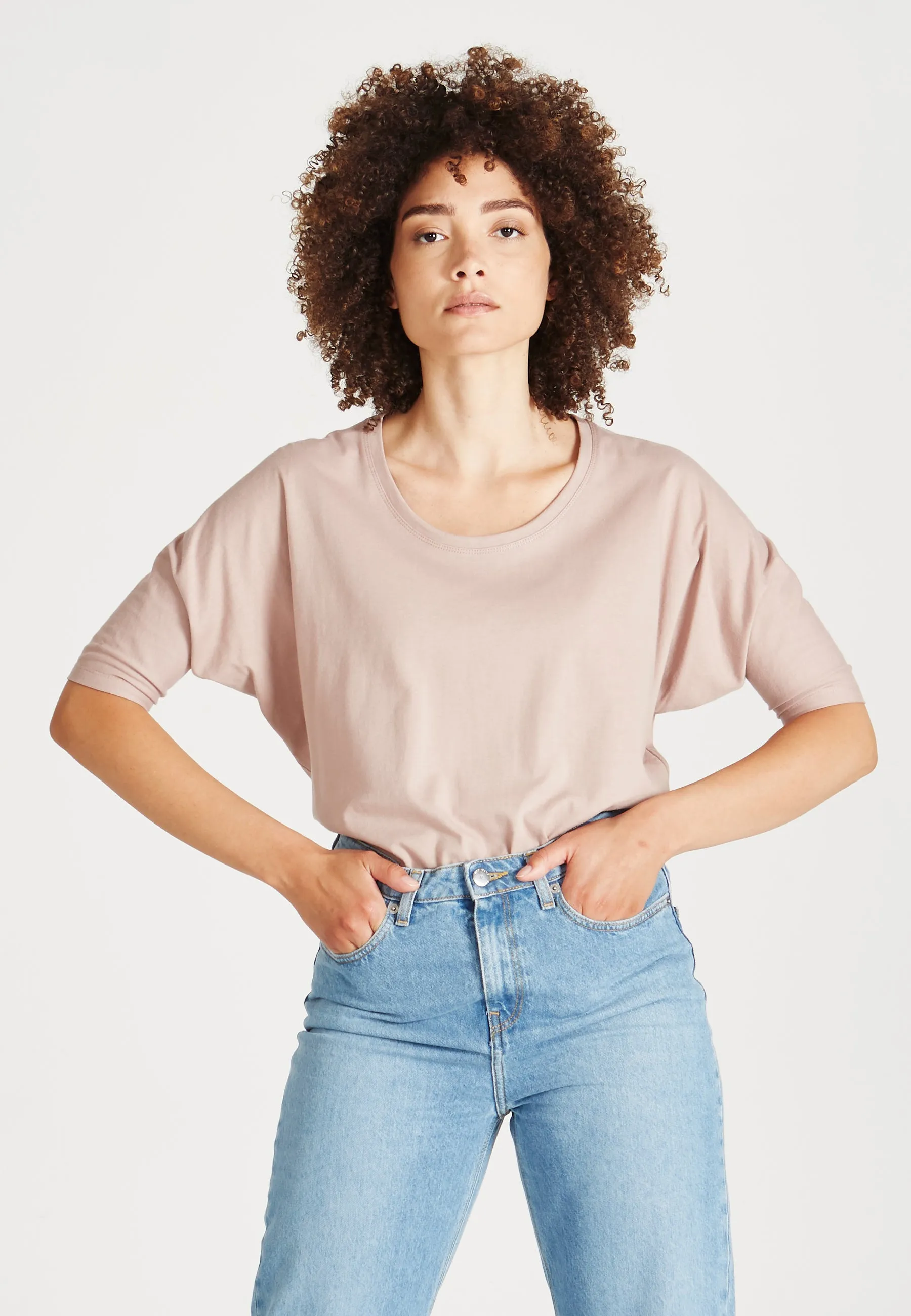 ALICE organic cotton t-shirt - Muddy Pink Givn Berlin