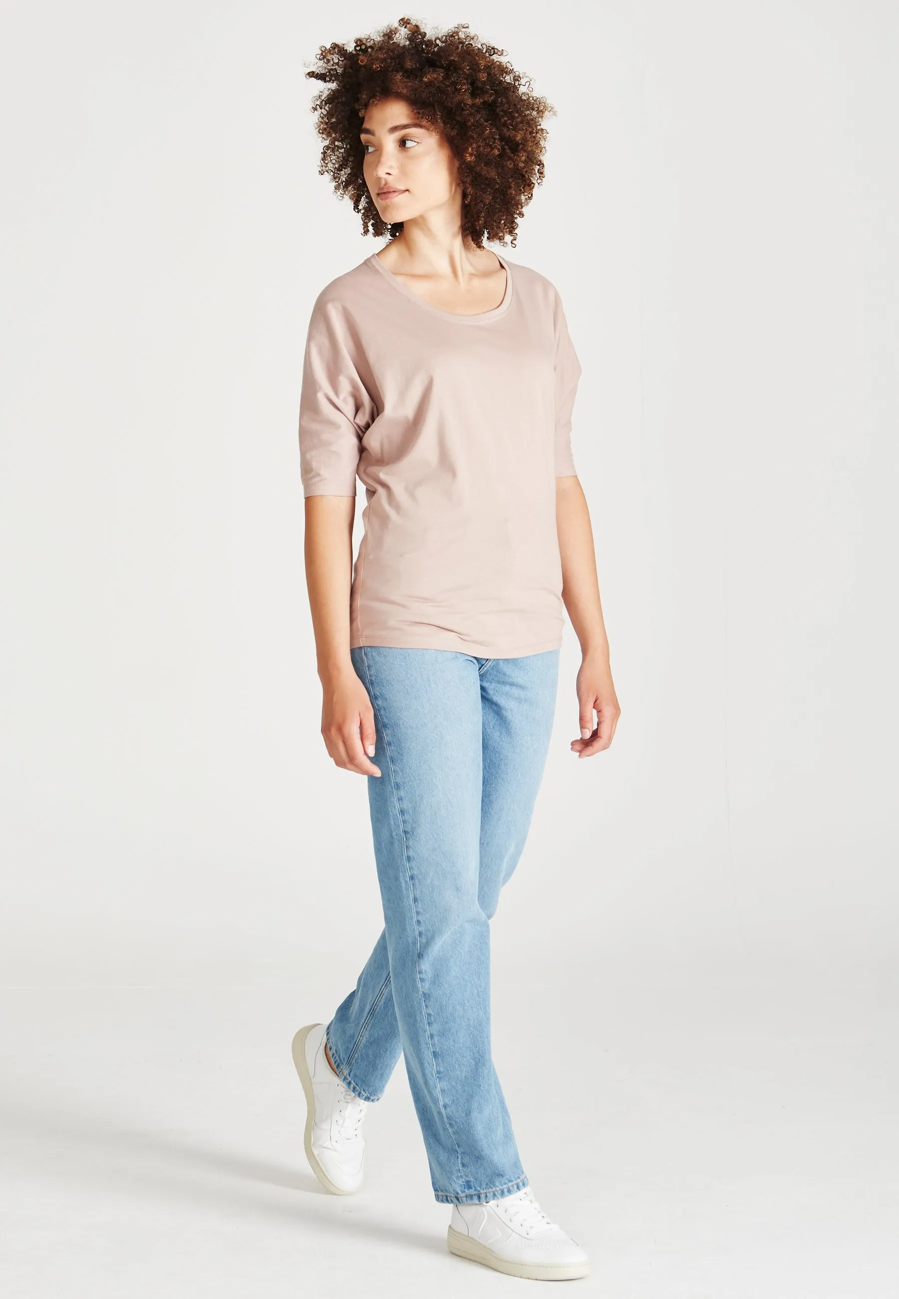 ALICE organic cotton t-shirt - Muddy Pink Givn Berlin