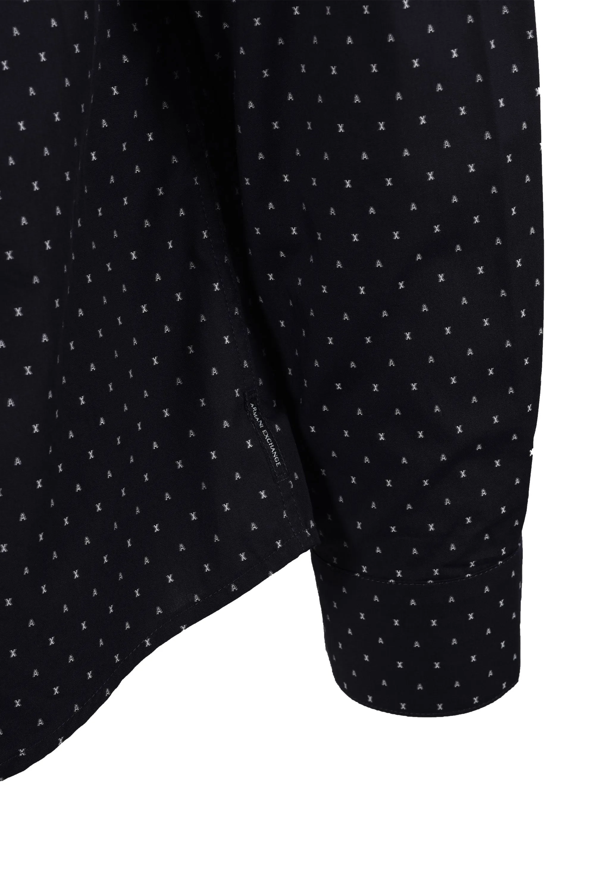 Armani Exchange Long Sleeved Shirt Navy