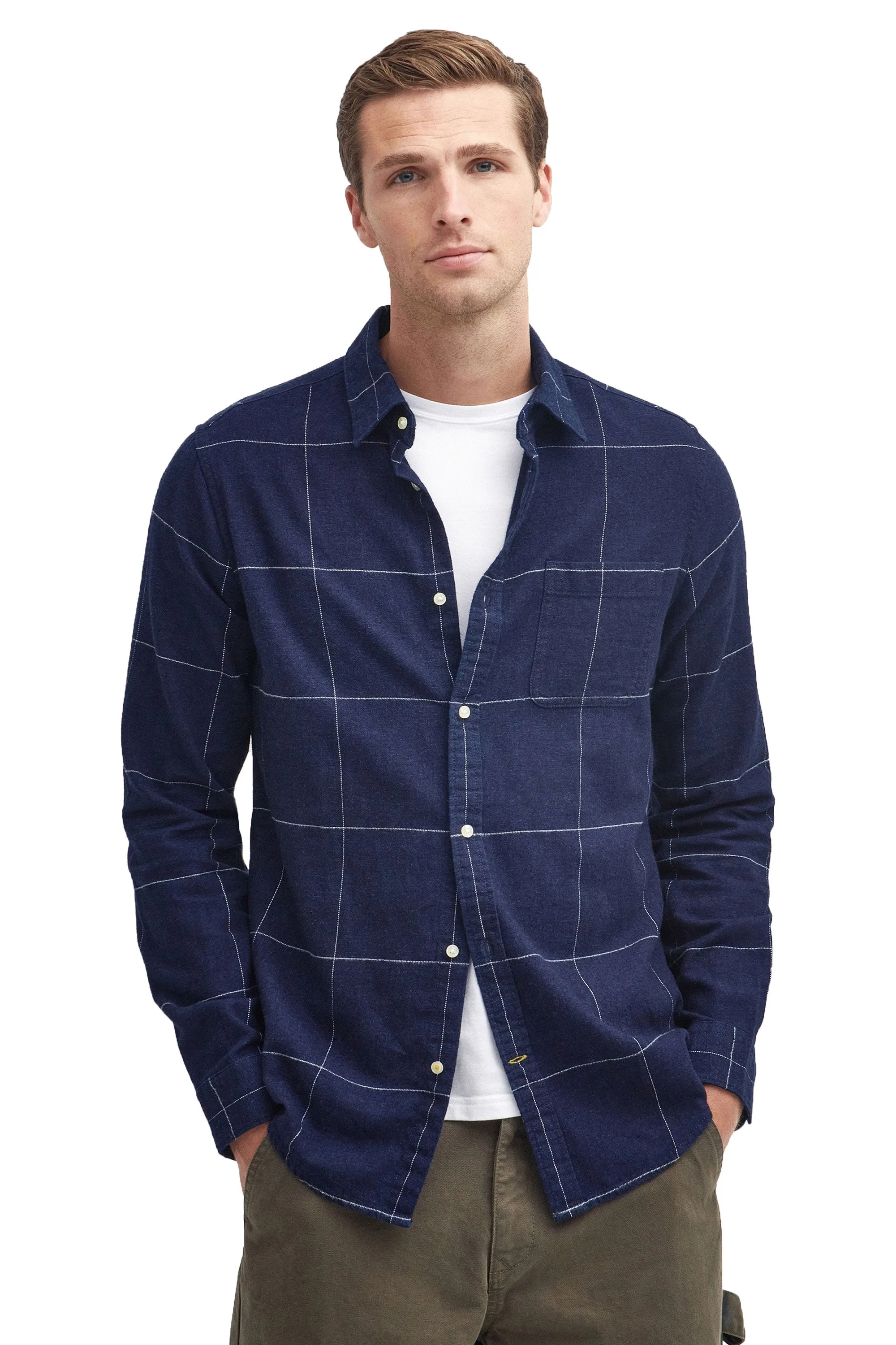 Barbour Brindle Shirt Indigo