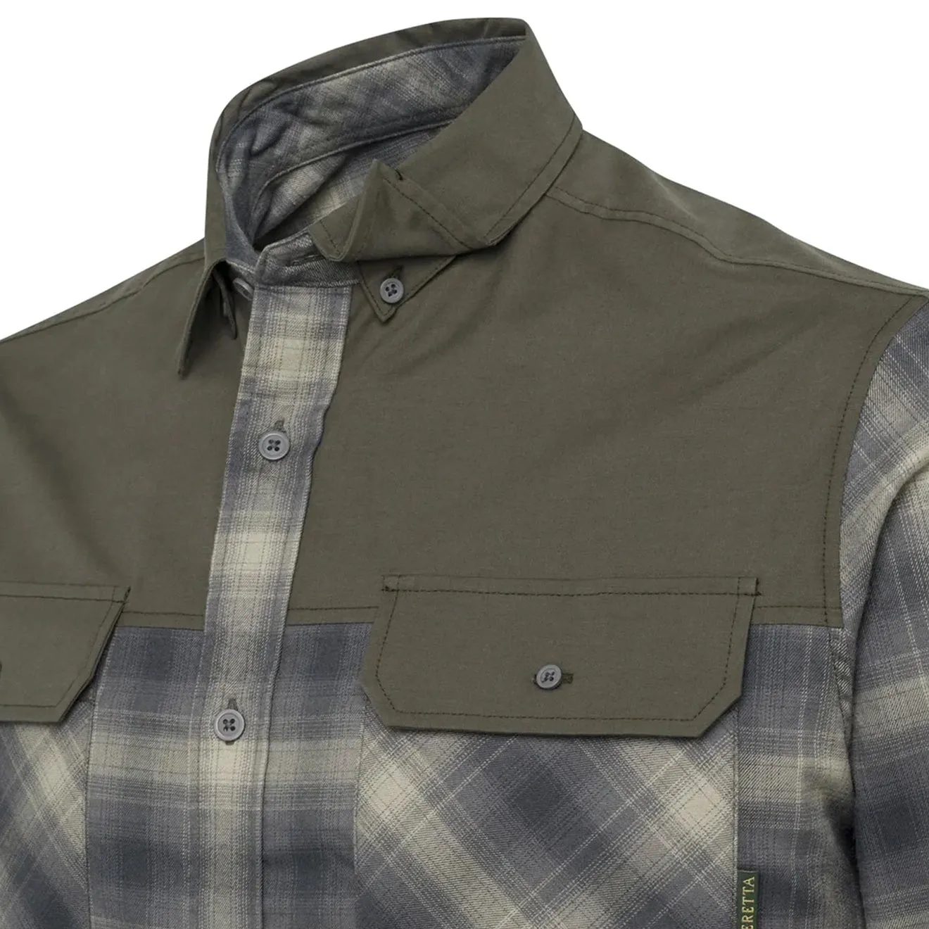 Beretta Outpost Shirt 	 Save Green Check