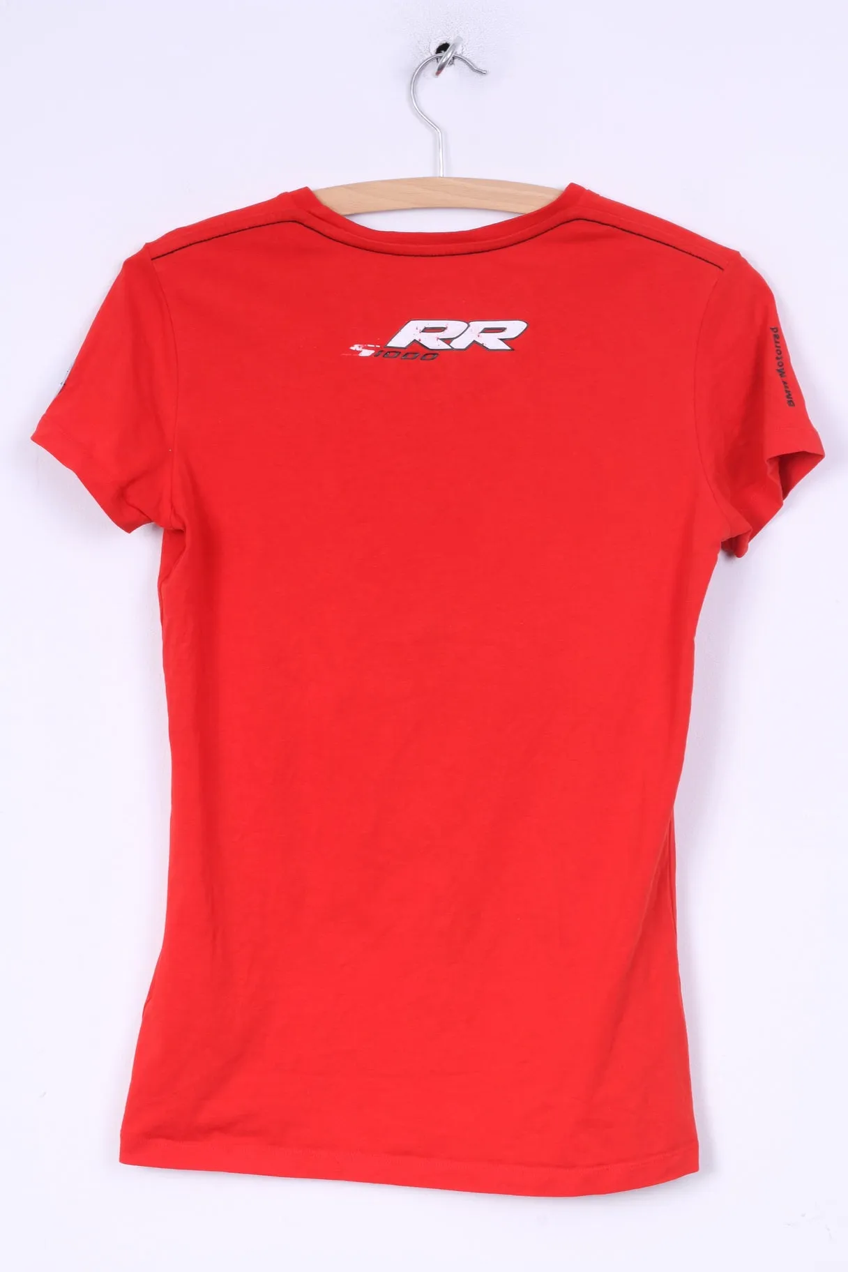 Bmw Motorrad Womens M T-Shirt Crew Neck Cotton Graphic RR S1000 Summer Top Alien