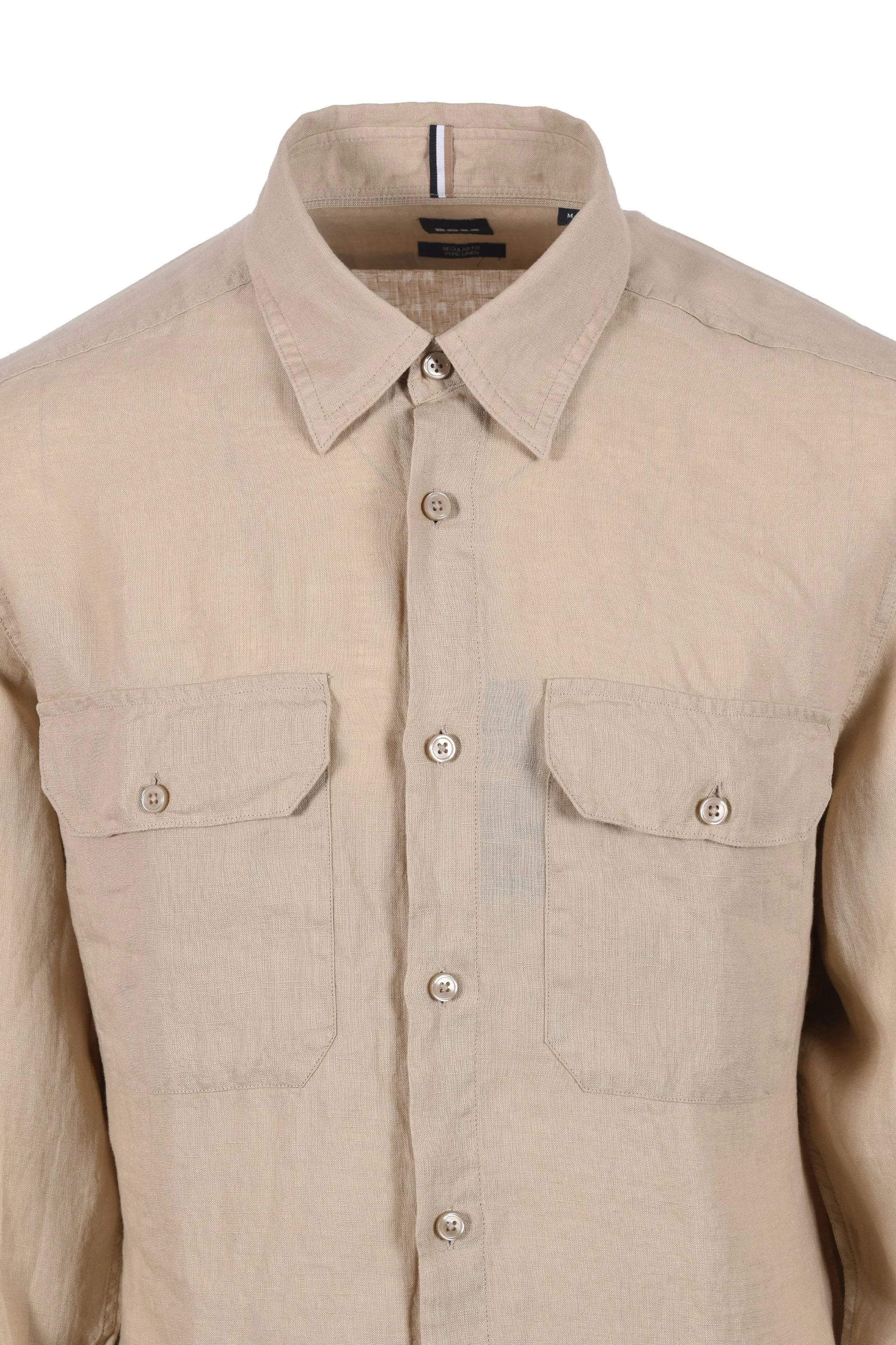 Boss Black H-Liam-Kenb-2P-C-244 Long sleeved Shirt Light Beige