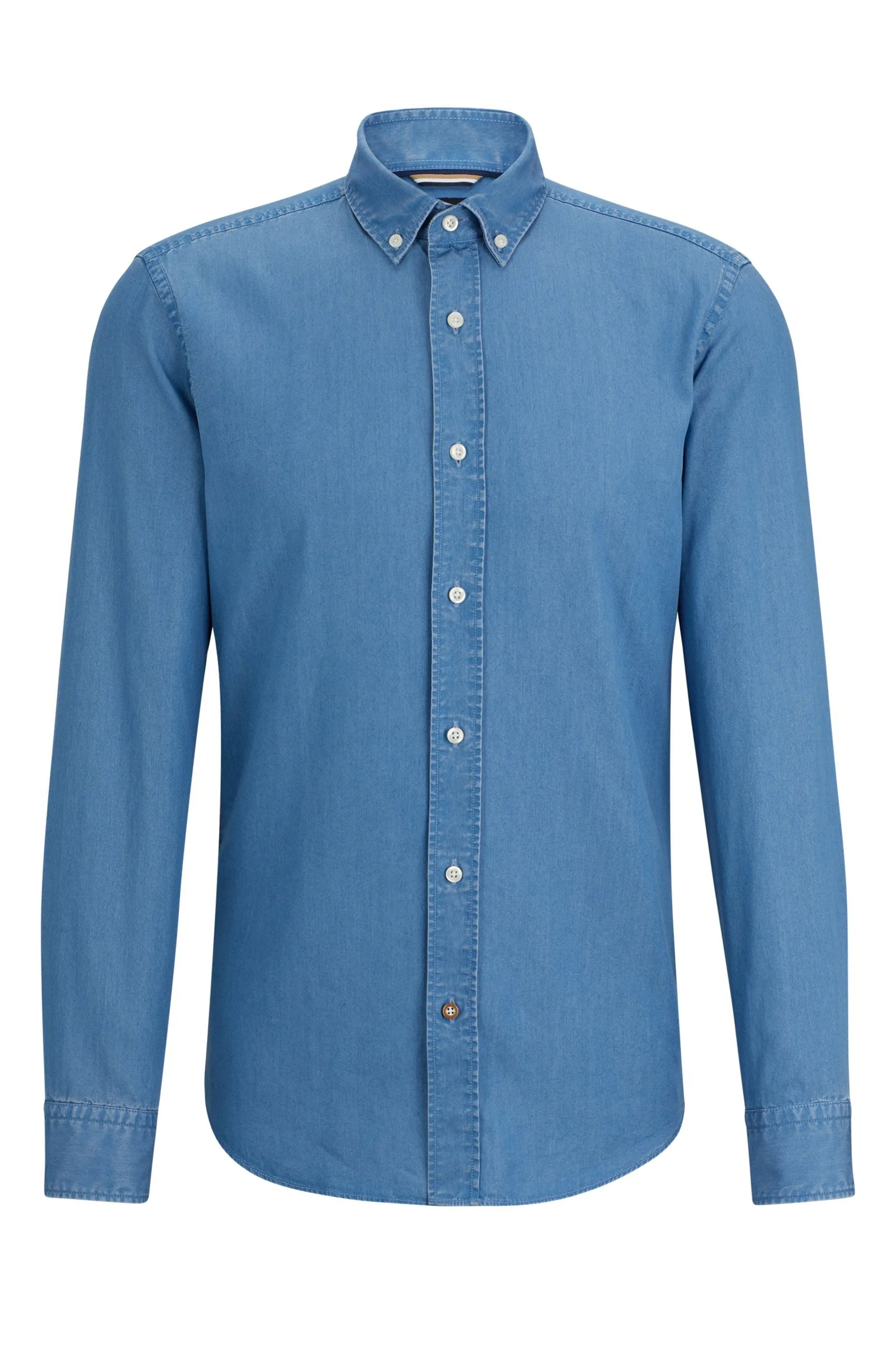 Boss C-hal-bcd-c1-223 Long Sleeved Denim Shirt Bright Blue