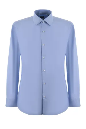 Boss H-hank-kent-c6-242 Long Sleeved Shirt Light Pastel Blue