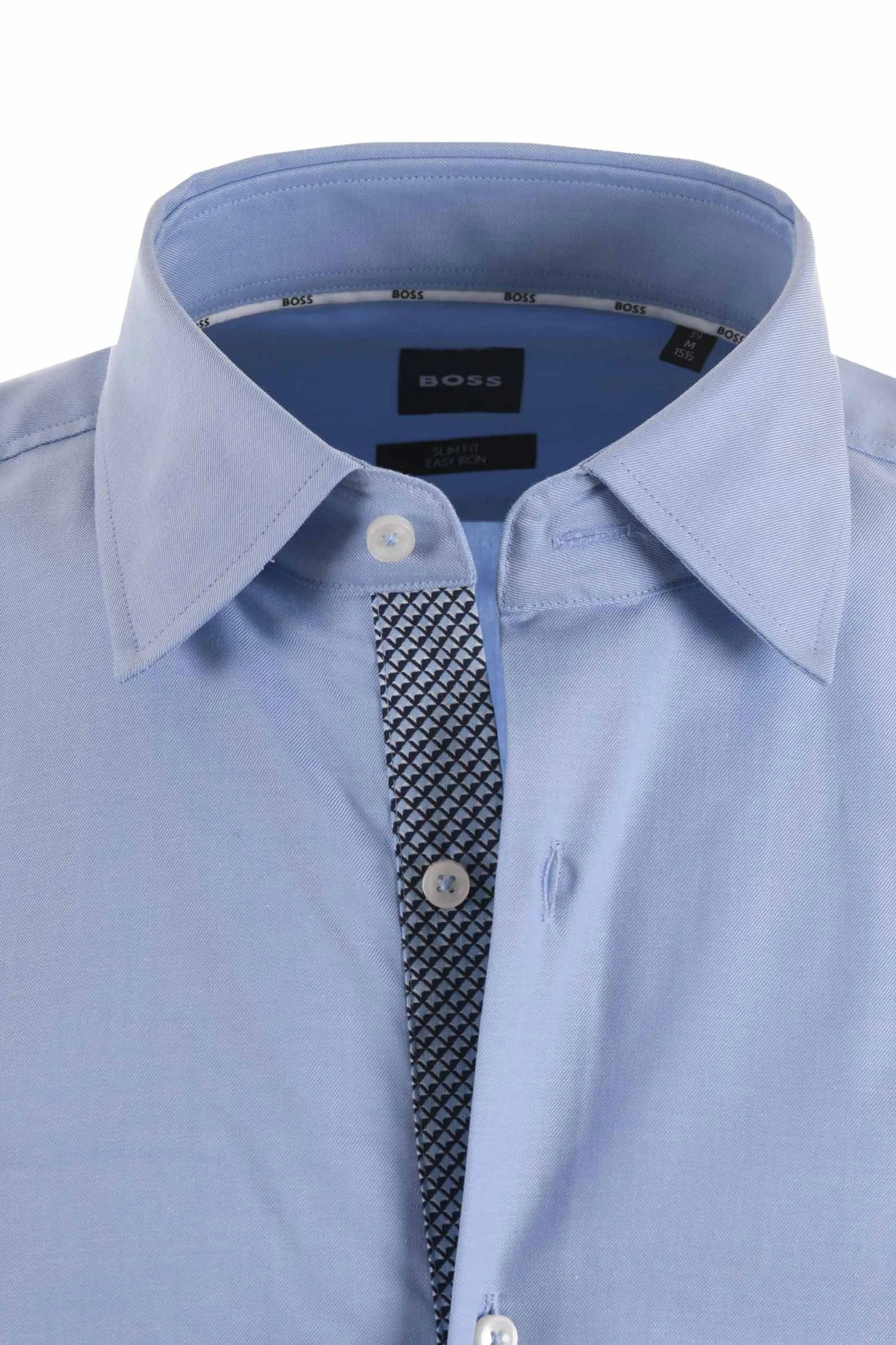 Boss H-hank-kent-c6-242 Long Sleeved Shirt Light Pastel Blue