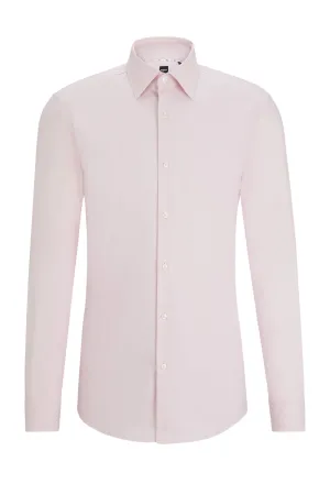 Boss H-hank-kent-c6-242 Long Sleeved Shirt Light Pastel Pink