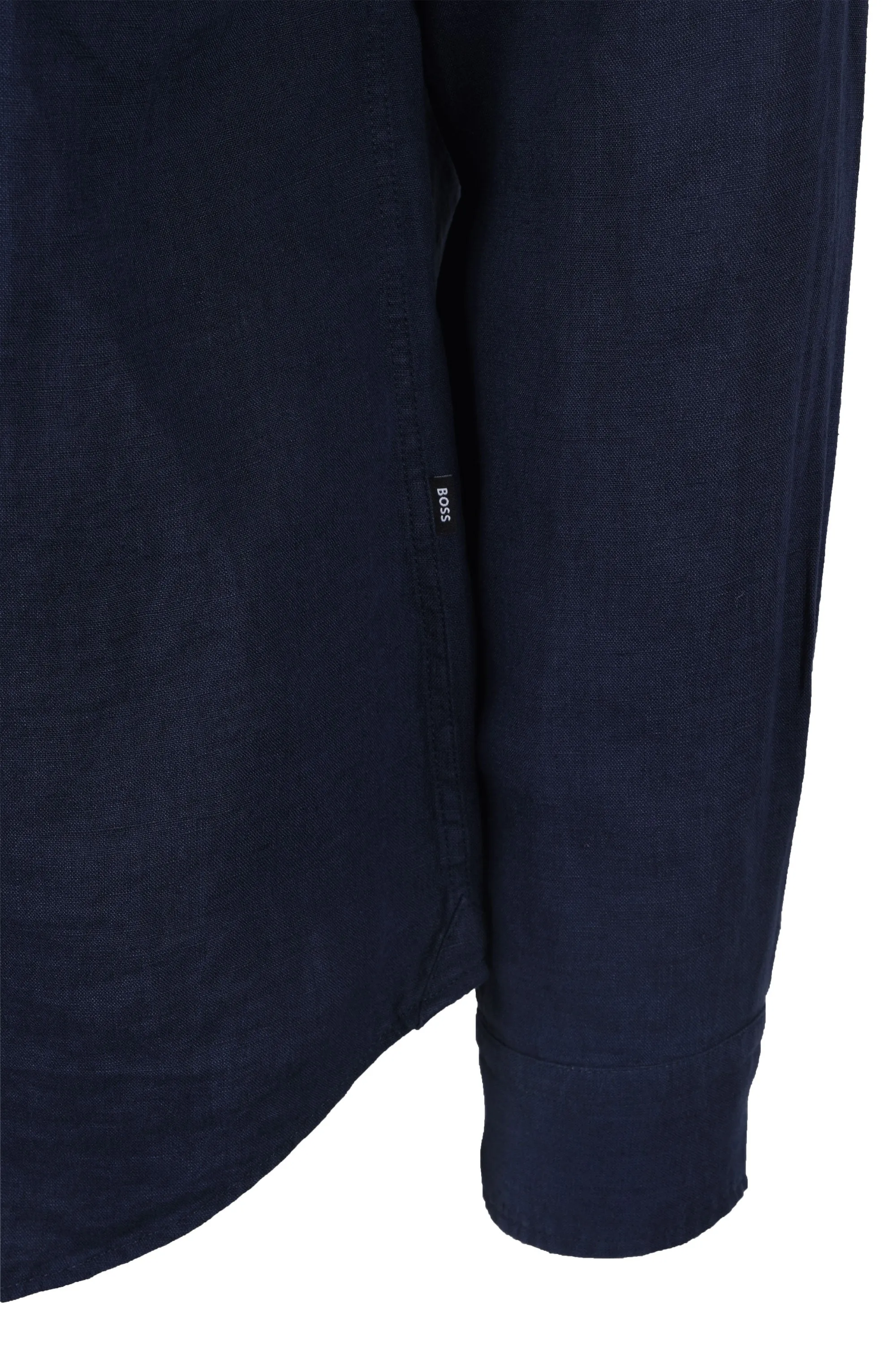 Boss H-roan-bd-e-c1-243 Linen Shirt Dark Blue