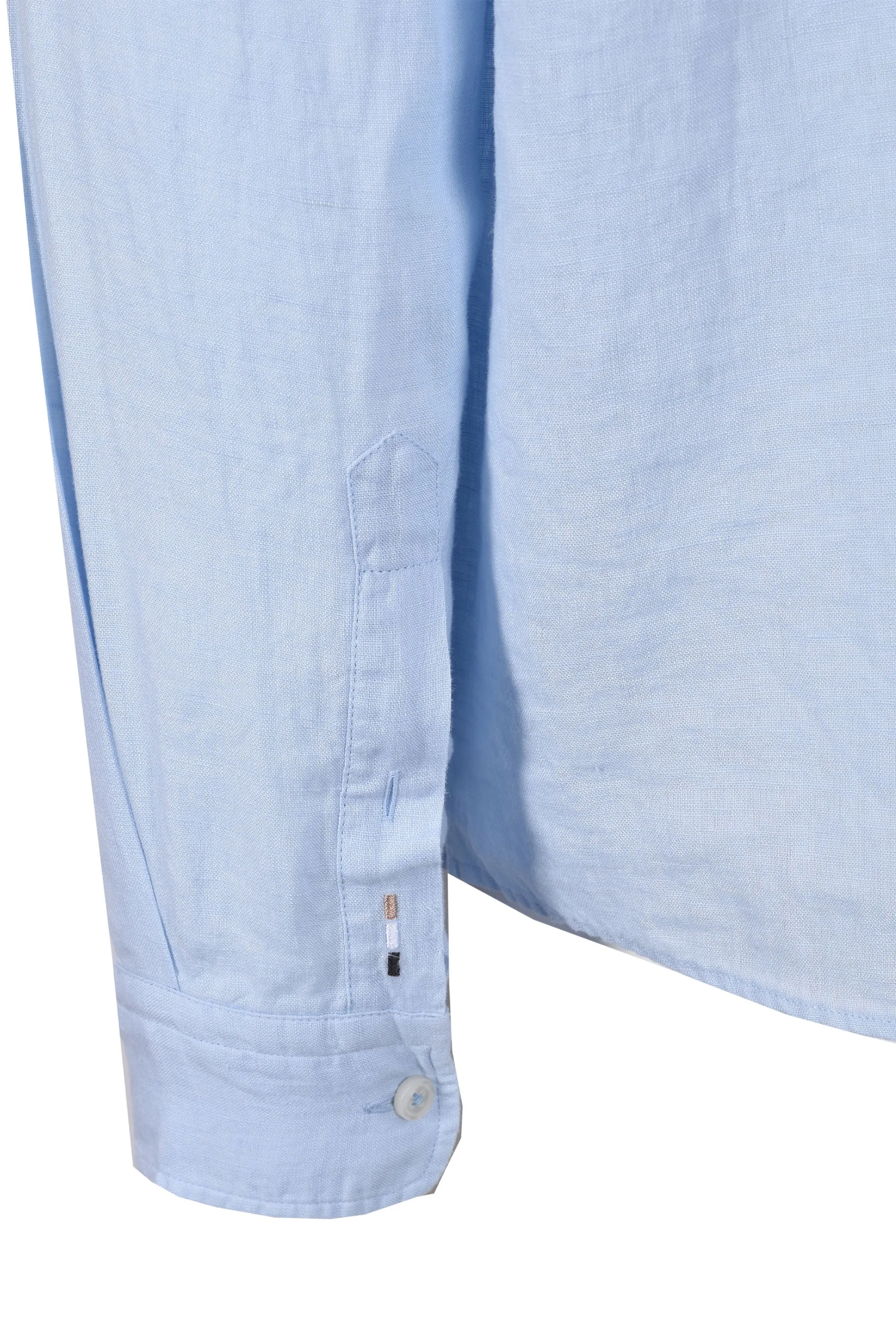 Boss H-roan-bd-e-c1-243 Linen Shirt Light Pastel Blue