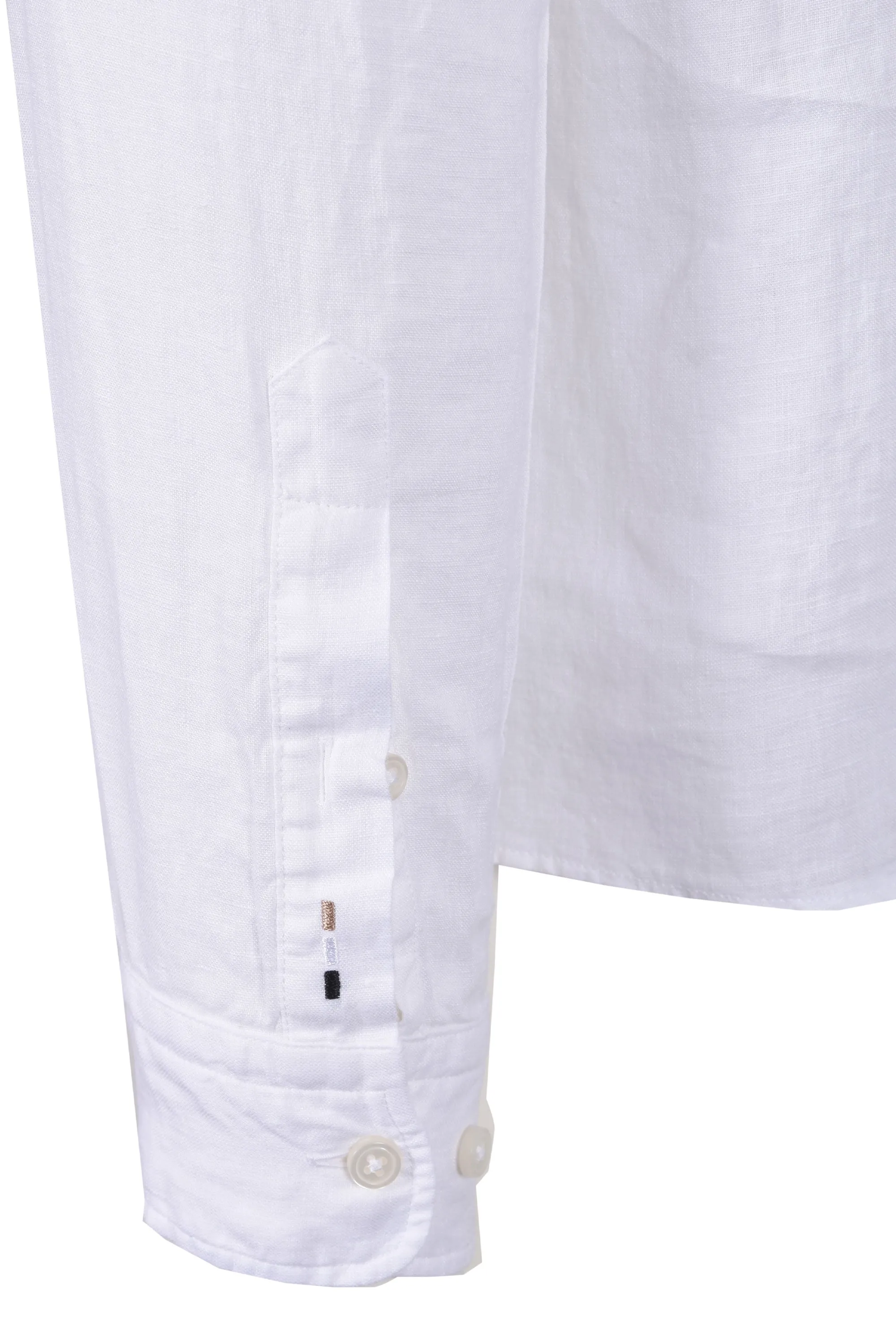 Boss H-roan-bd-e-c1-243 Linen Shirt White