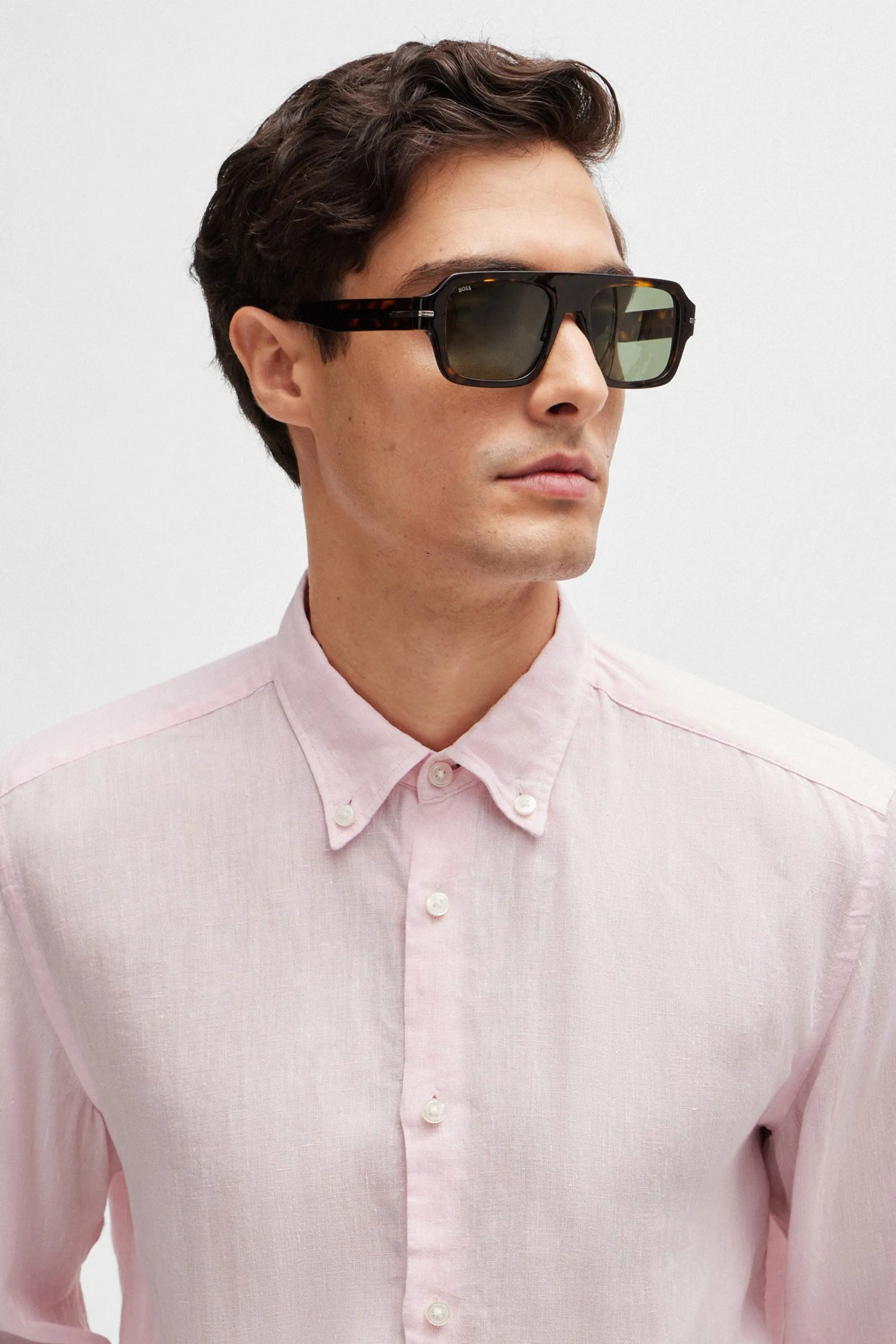 Boss S-liam-s-bd-c1-242 Long Sleeved Shirt Light Pastel Pink