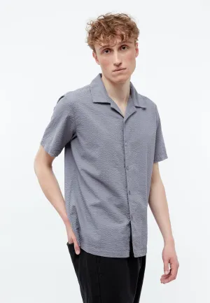 Bowling-Shirt GBBARIK out of Seersucker organic cotton Givn Berlin