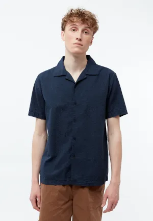 Bowling-Shirt GBBARIK out of Seersucker organic cotton Givn Berlin
