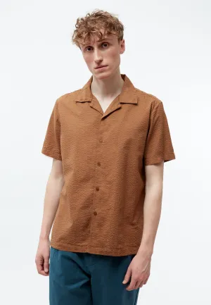 Bowling-Shirt GBBARIK out of Seersucker organic cotton Givn Berlin