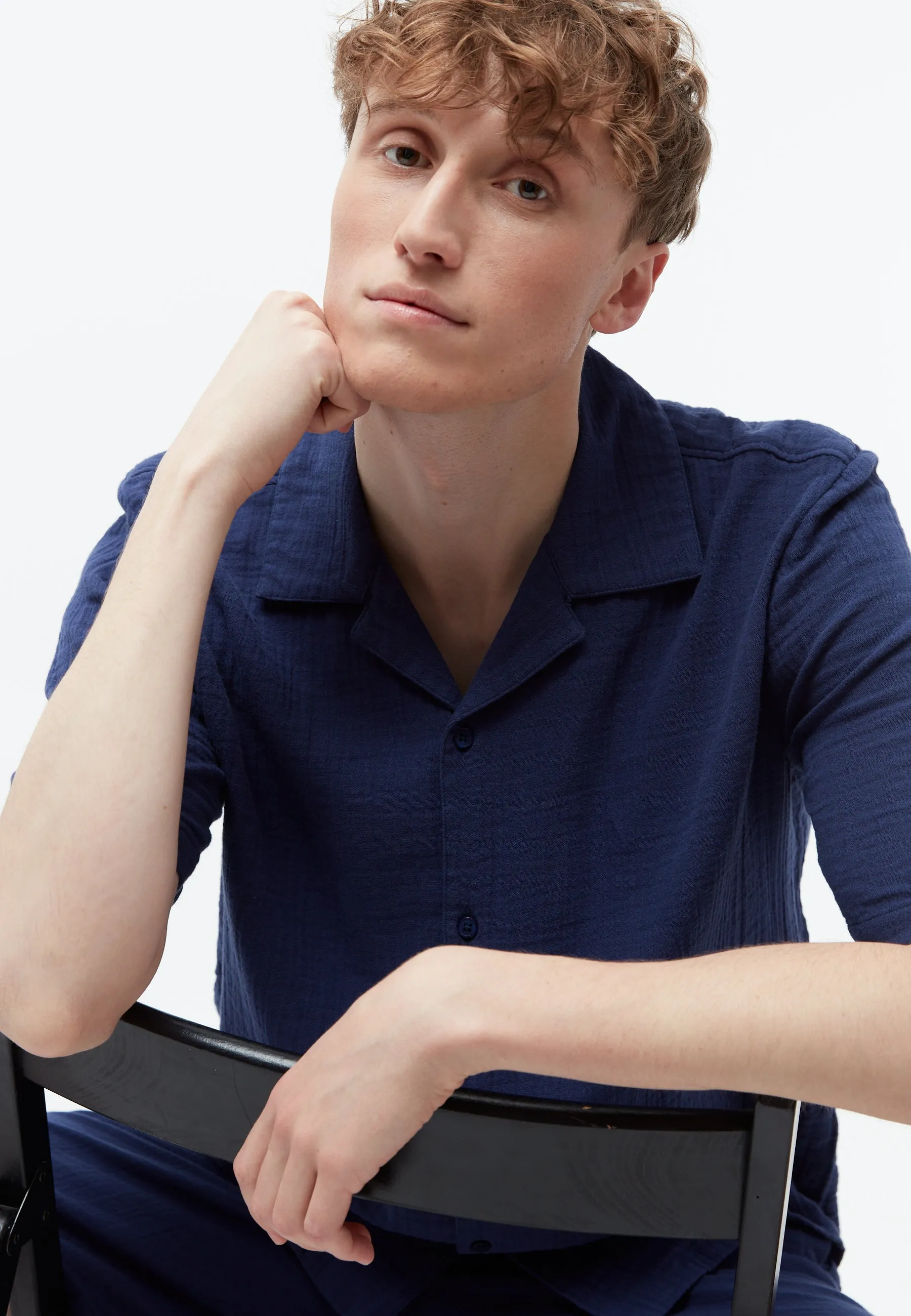 Bowling-Shirt GBLUCA out of organic cotton Givn Berlin
