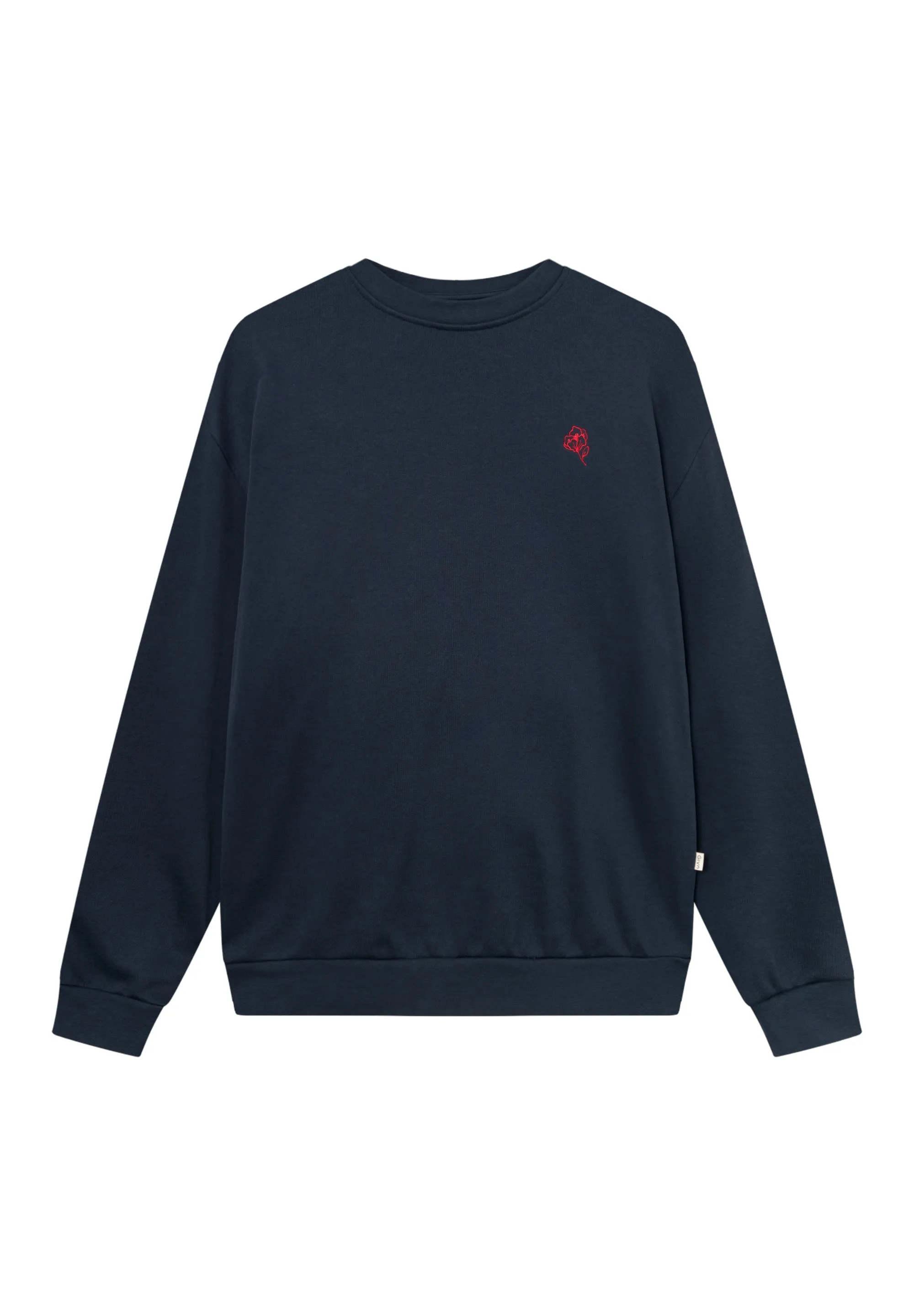 CEDRICO (Rose) Relaxed Fit Sweater Made From Organic Cotton - Midnight Blue Givn Berlin