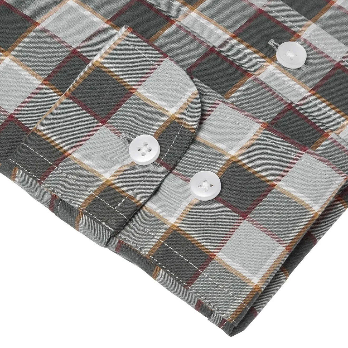 Chevalier Belmont Regular Fit Shirt Grey Melange Checked