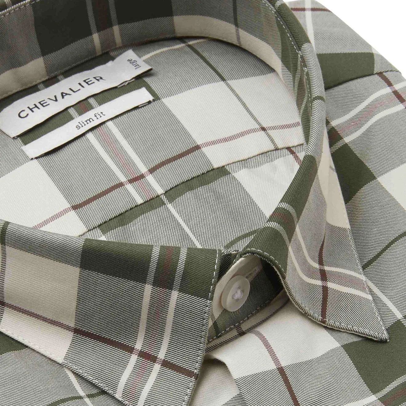 Chevalier Hinwick Shirt Deep Green Checked