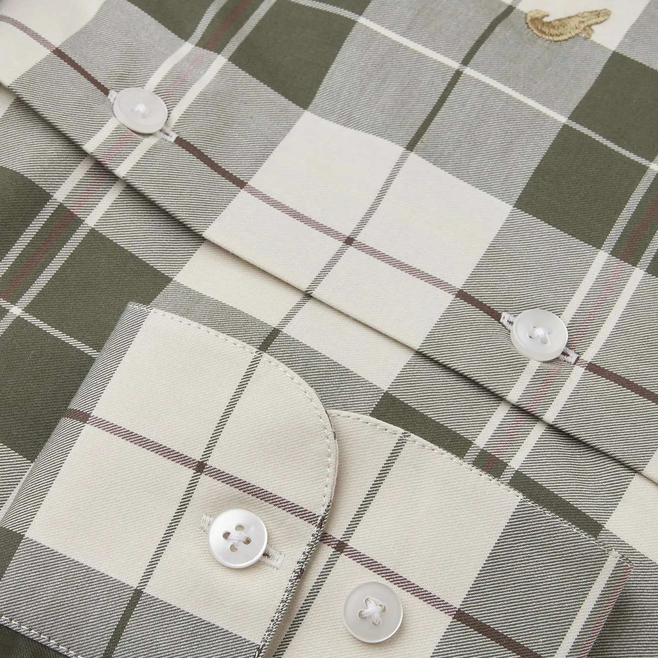 Chevalier Hinwick Shirt Deep Green Checked