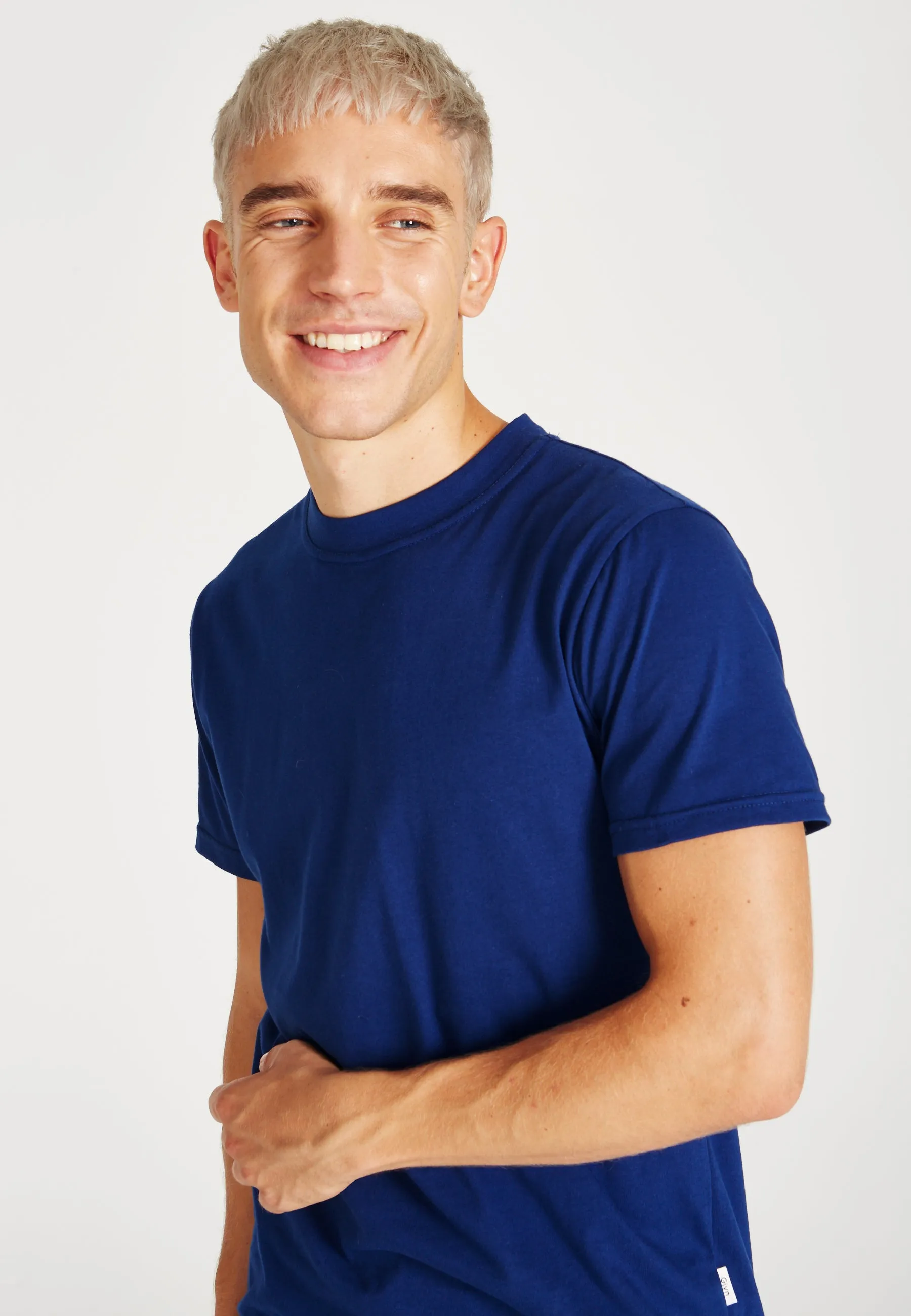 COLBY organic cotton t-shirt - Navy Blue Givn Berlin