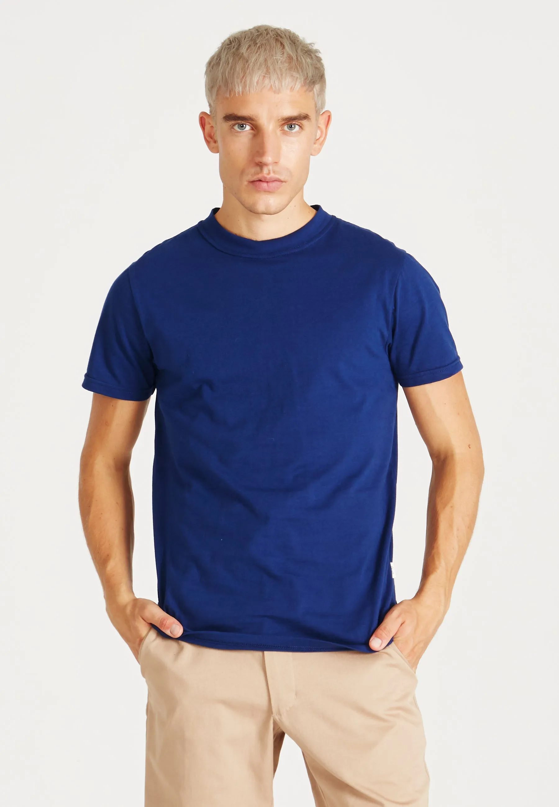 COLBY organic cotton t-shirt - Navy Blue Givn Berlin