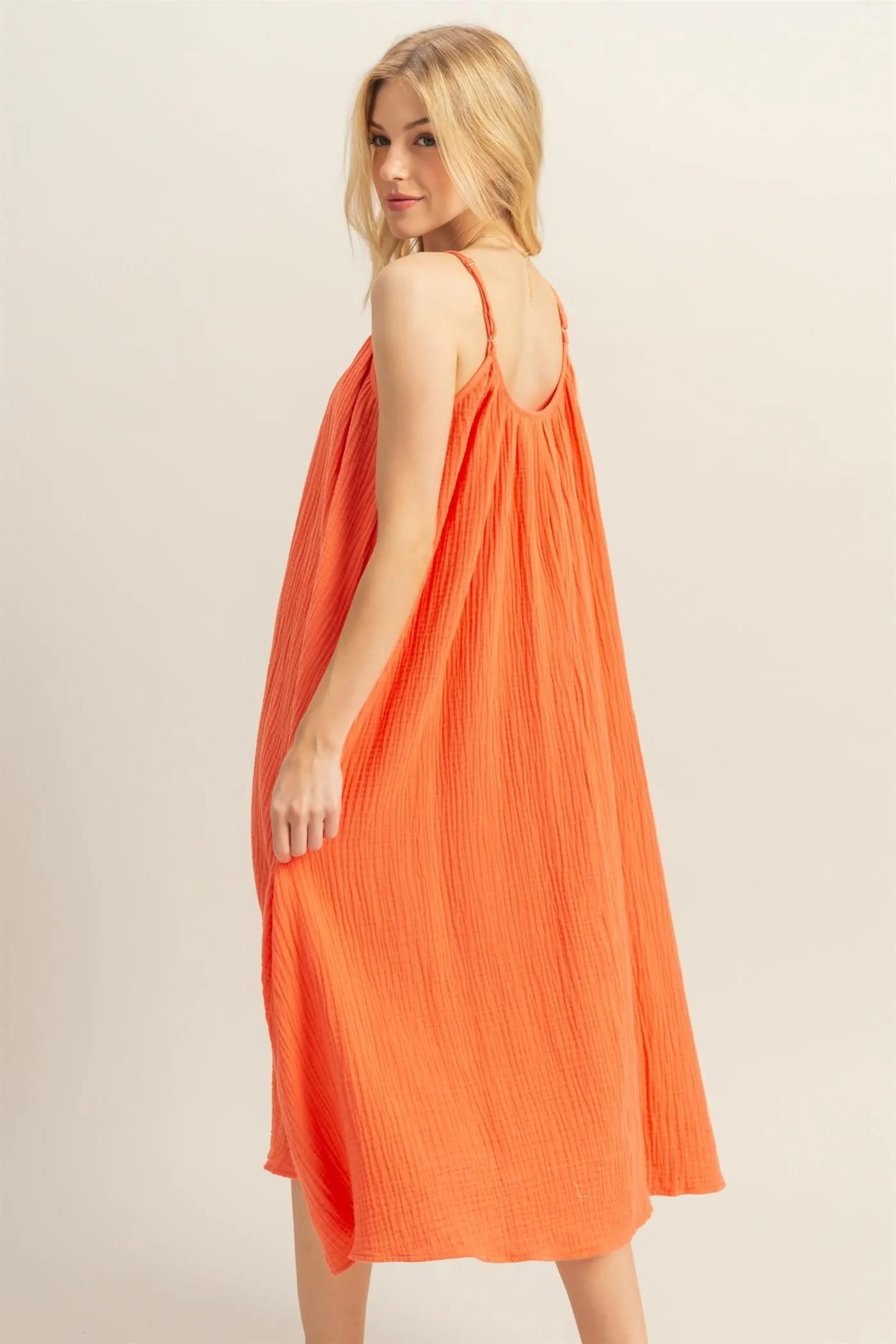 COTTON GAUZE SUNDRESS