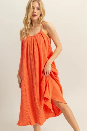 COTTON GAUZE SUNDRESS