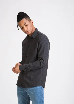 Cotton shirt KENT - Black Faded Givn Berlin