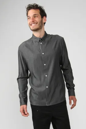 Cotton shirt KENT - Black Givn Berlin
