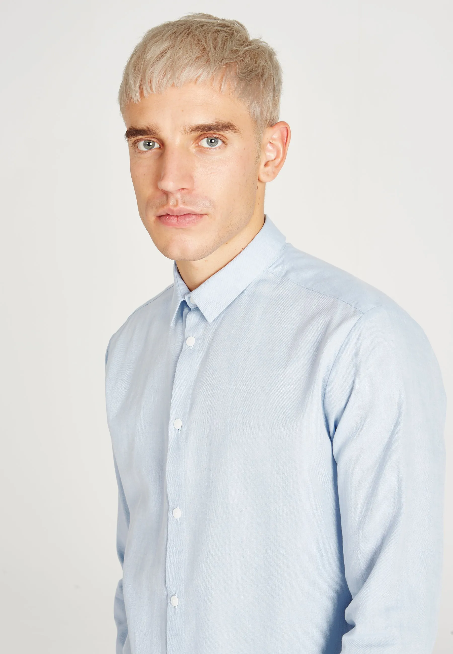 Cotton shirt KENT - Light Blue Givn Berlin