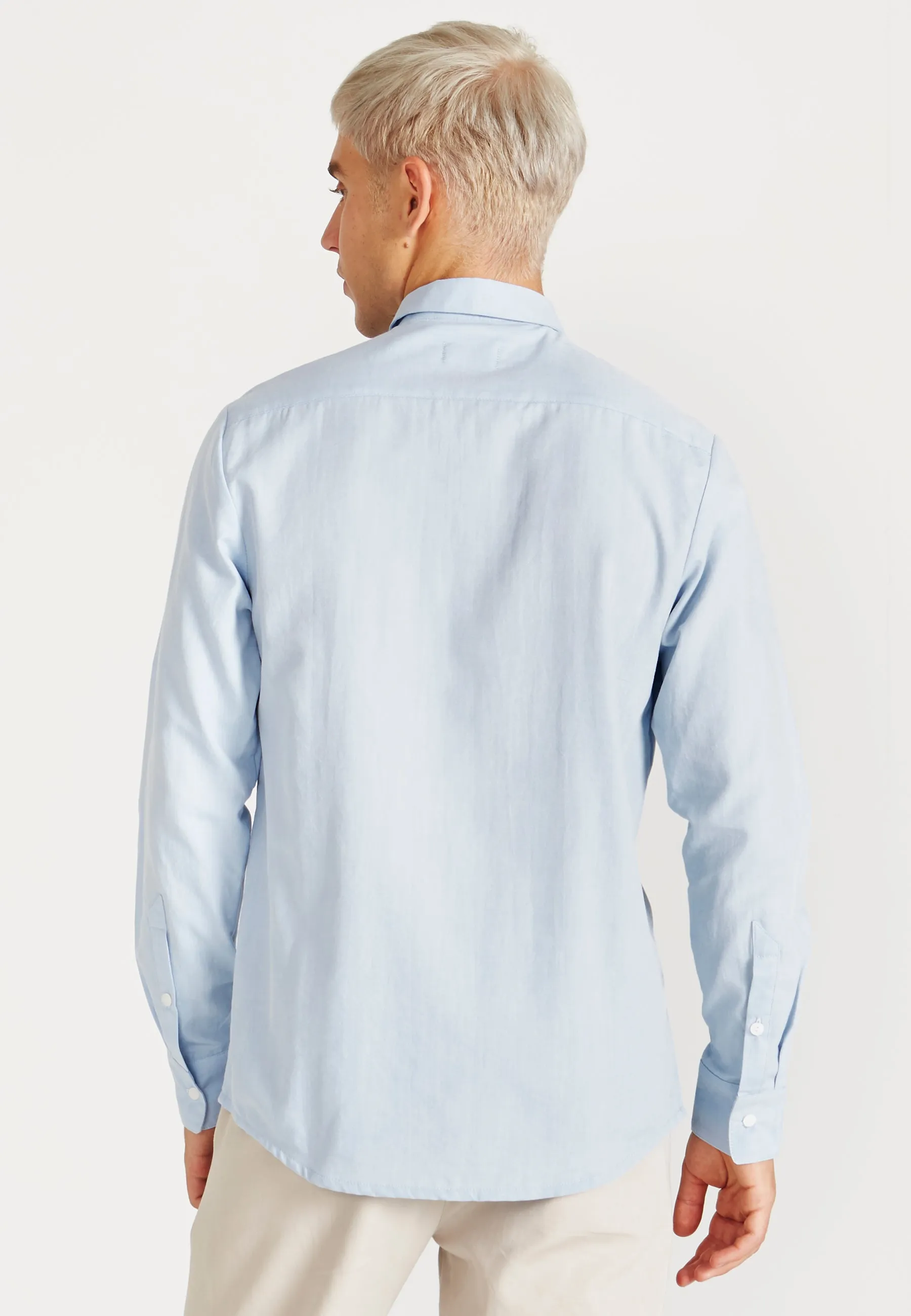 Cotton shirt KENT - Light Blue Givn Berlin