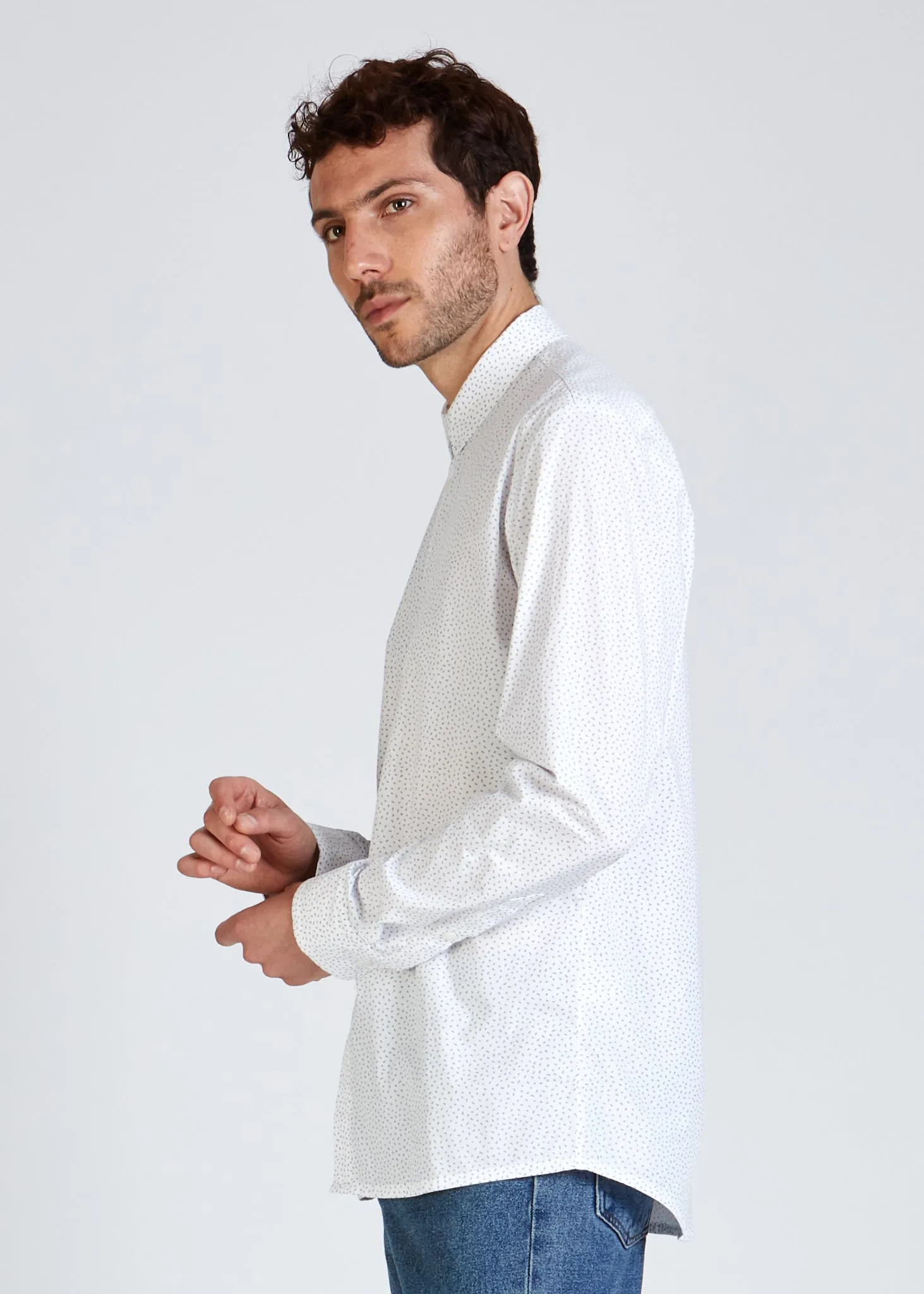 Cotton shirt KENT - White (Elements) Givn Berlin