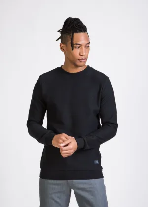 Cotton Sweatshirt CANTON - Black (Diagonal Stripes) Givn Berlin