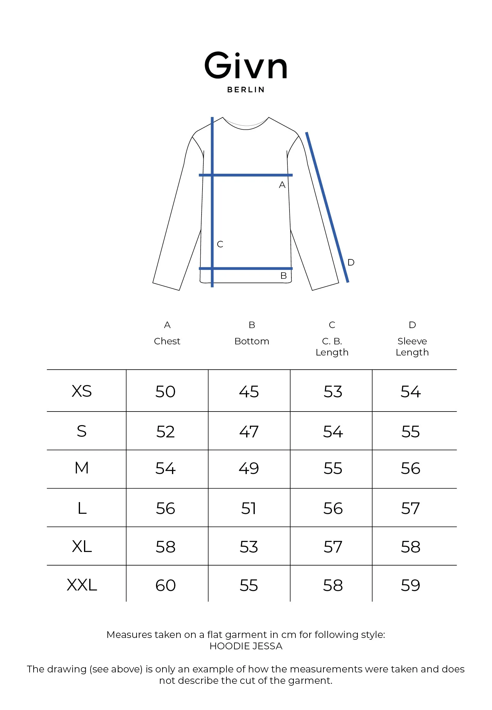 Cropped sweater GBJESSA (logo) made from organic cotton - Grey Melange Givn Berlin