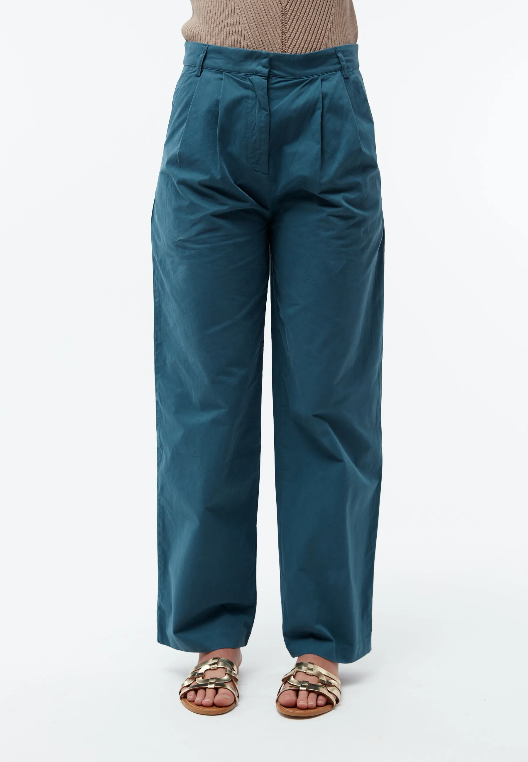 Elegant trousers GBLIZZY out of organic cotton twill Givn Berlin