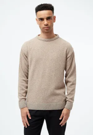 ETHAN knitted sweater made from recycled wool - beige Givn Berlin