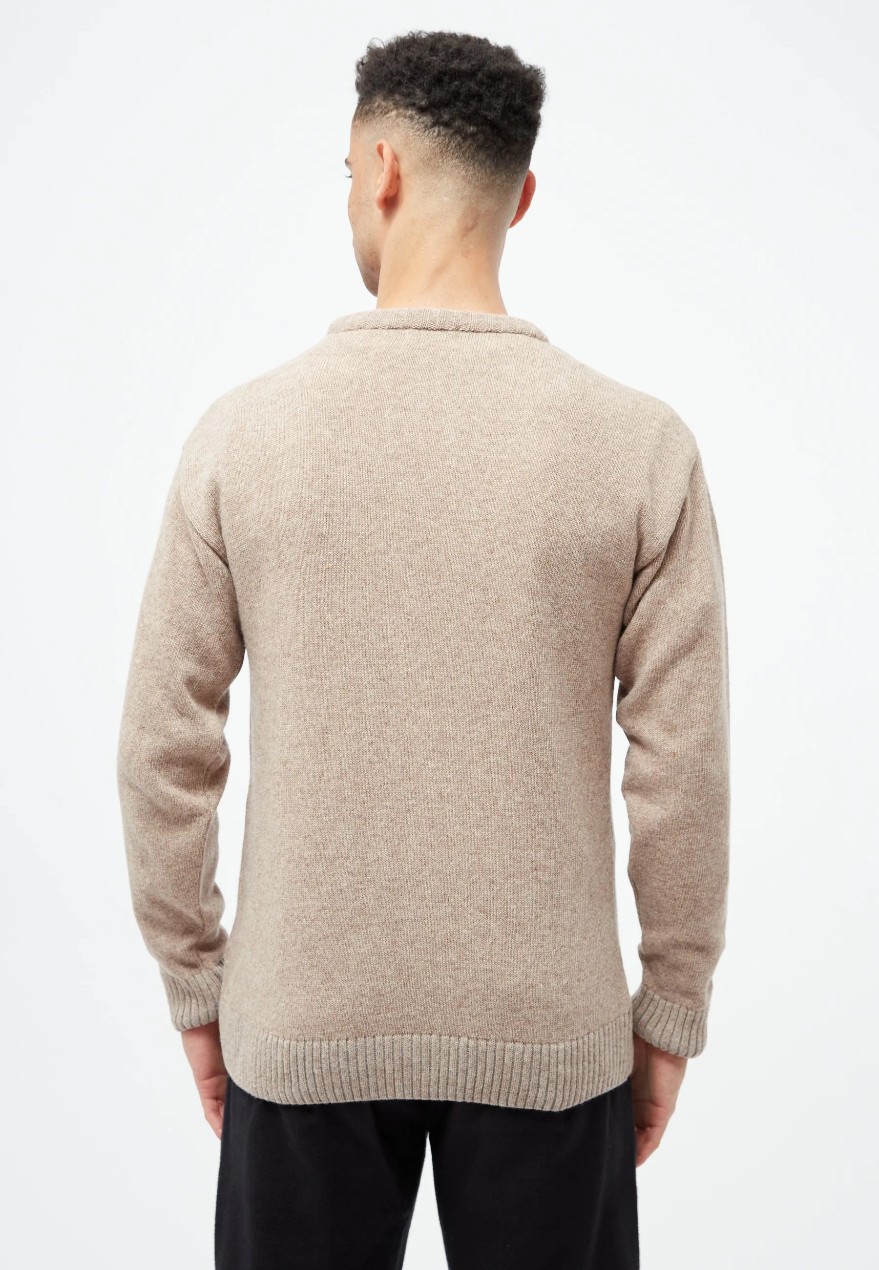ETHAN knitted sweater made from recycled wool - beige Givn Berlin