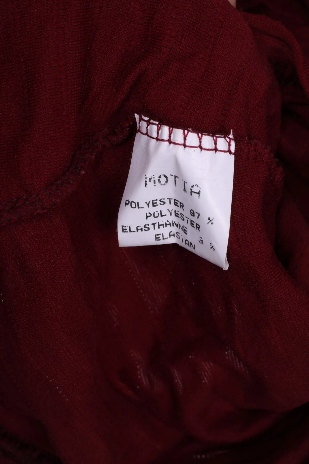 Fellow Womens M Shirt Long Sleeve Maroon Motia Crew Neck Vintage