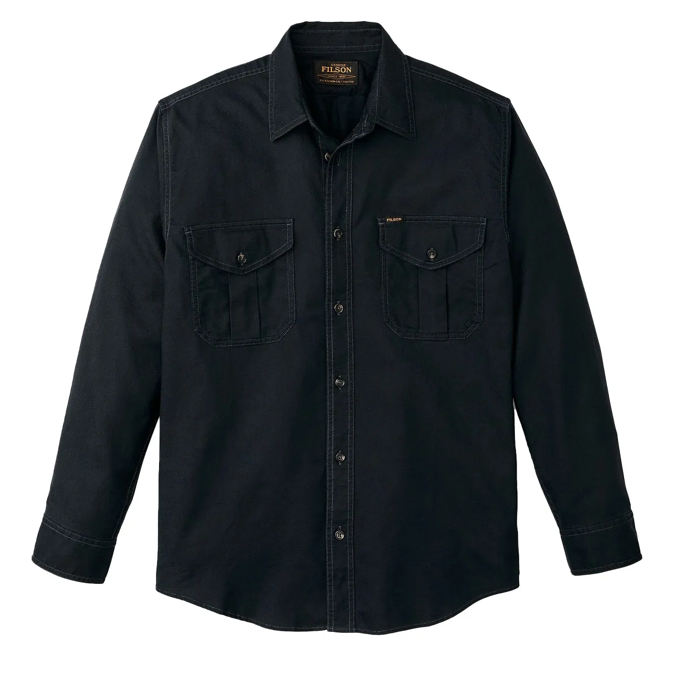 Filson Light Weight Alaskan Guide Shirt Midnight Navy