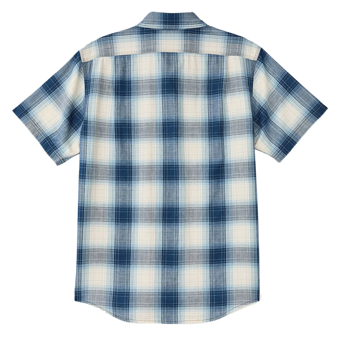 Filson Short Sleeve Chambray Shirt Indigo Plaid