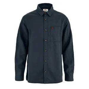 Fjallraven Ovik Relaxed Hemp Shirt LS Dark Navy