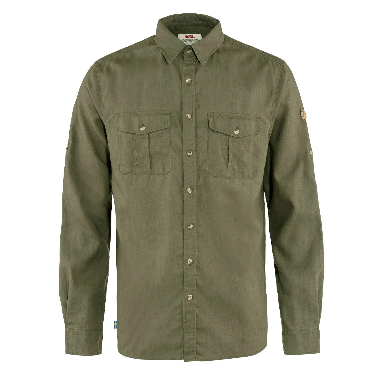 Fjallraven Ovik Travel Shirt LS Green