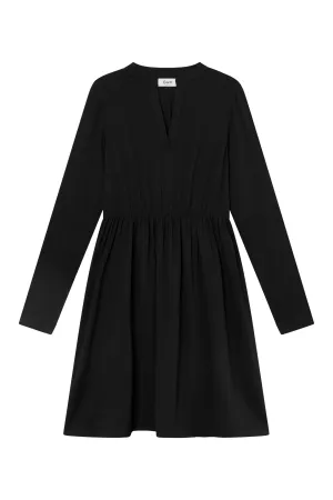 Flounce Dress GBMARIANNA From LENZING™ ECOVERO™ - Black Givn Berlin