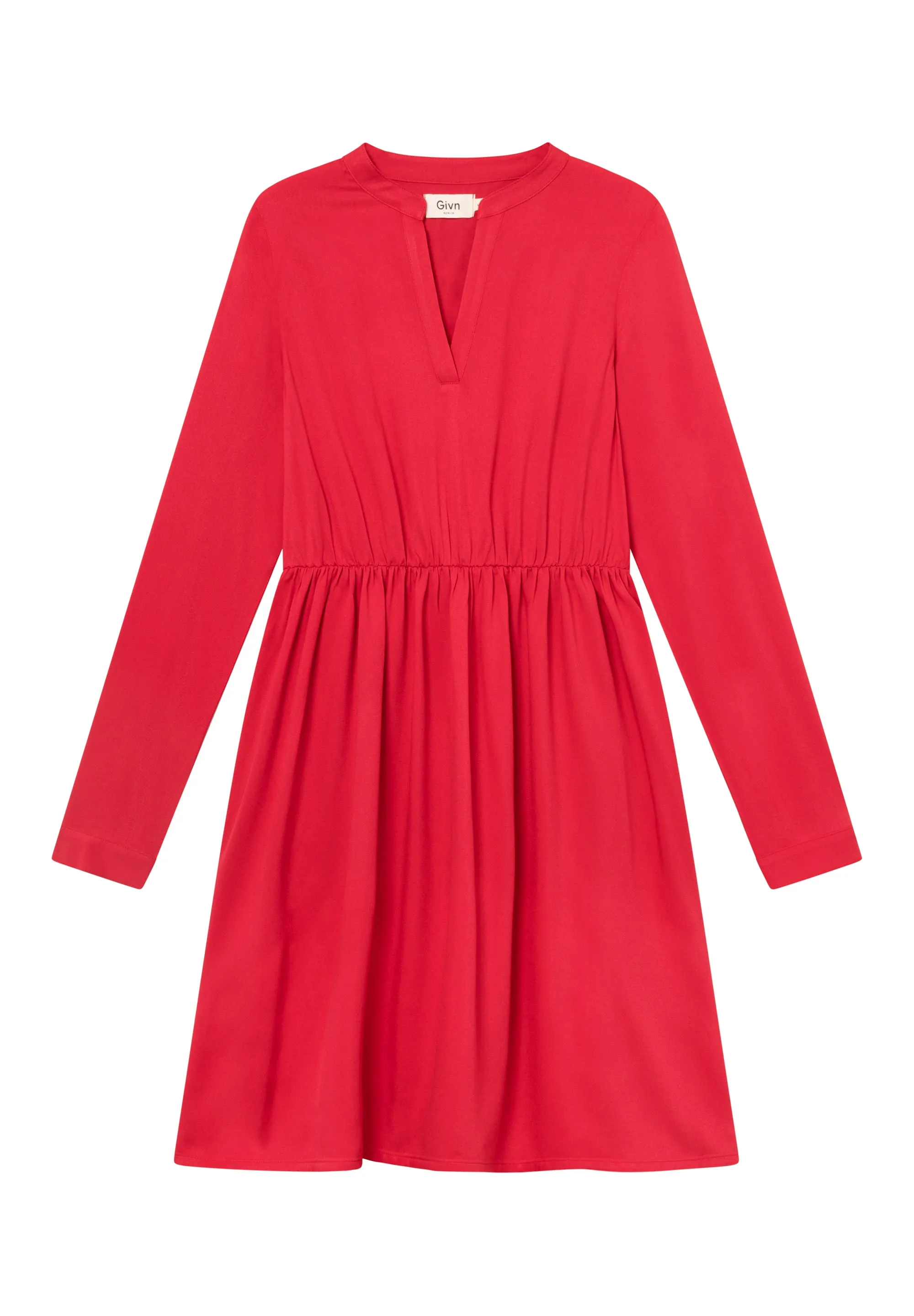 Flounce Dress GBMARIANNA From LENZING™ ECOVERO™ - Strawberry Givn Berlin
