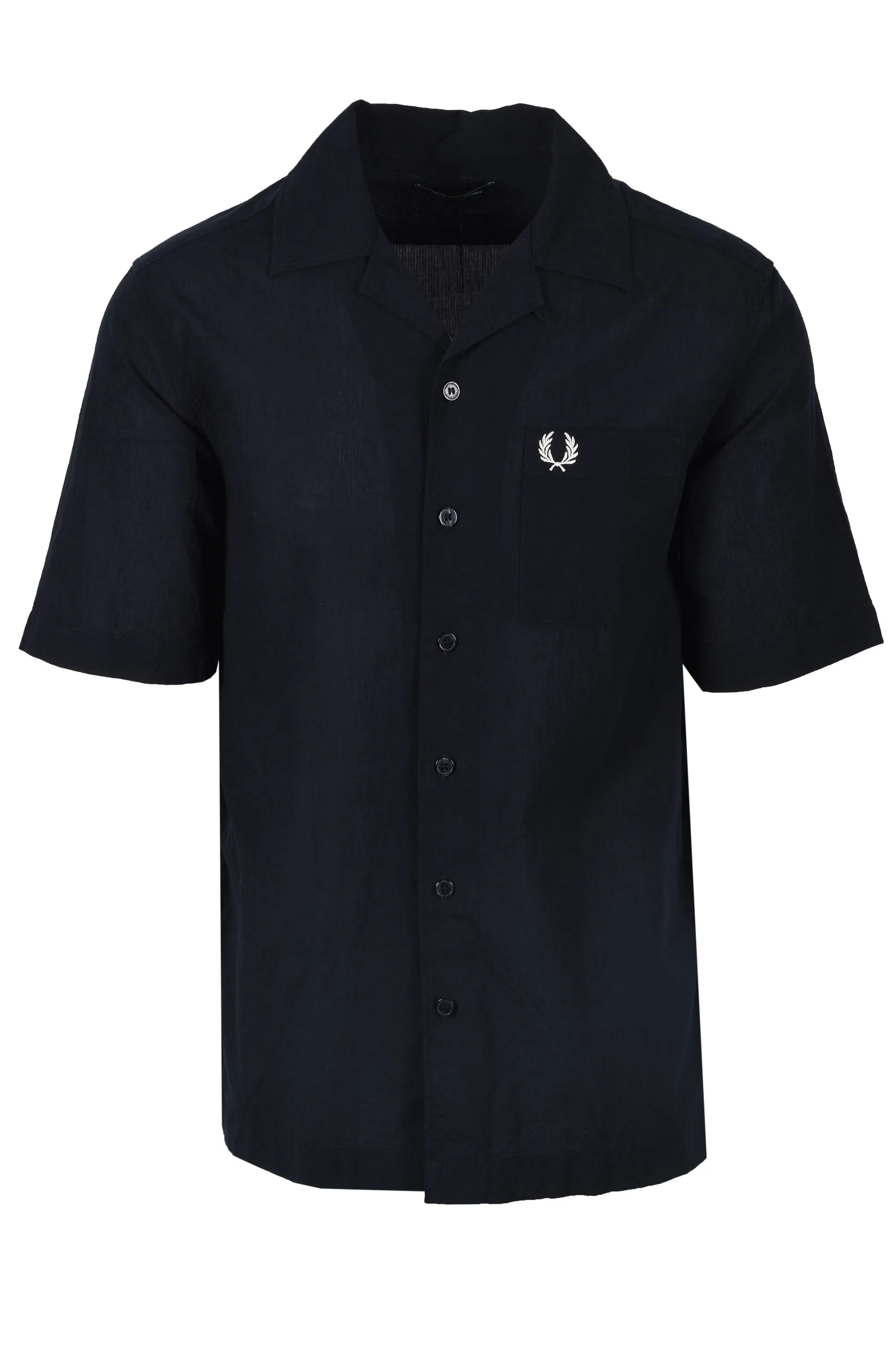 Fred Perry Revere Collar Shirt Navy