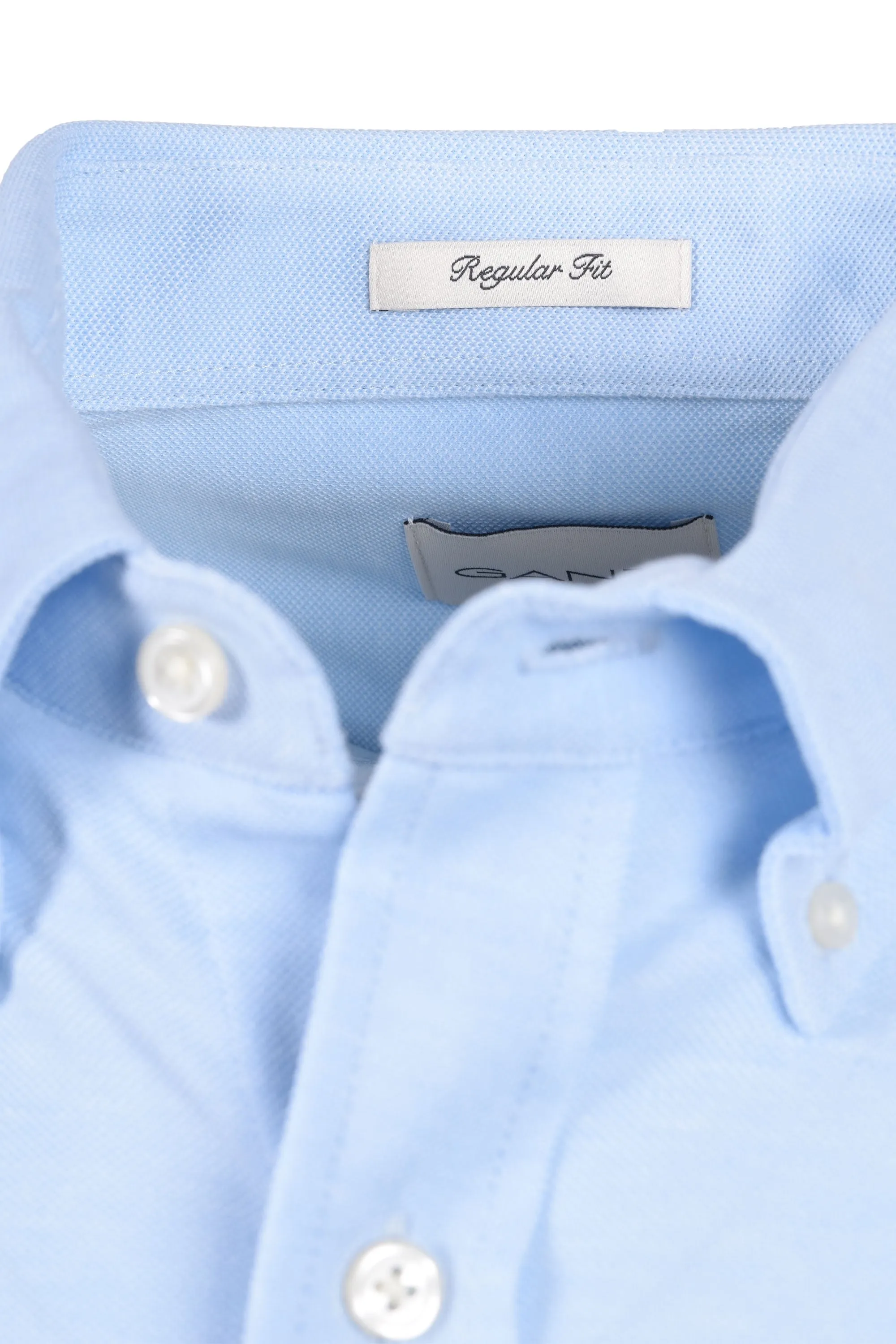 Gant Reg Jersey Pique Shirt Capri Blue