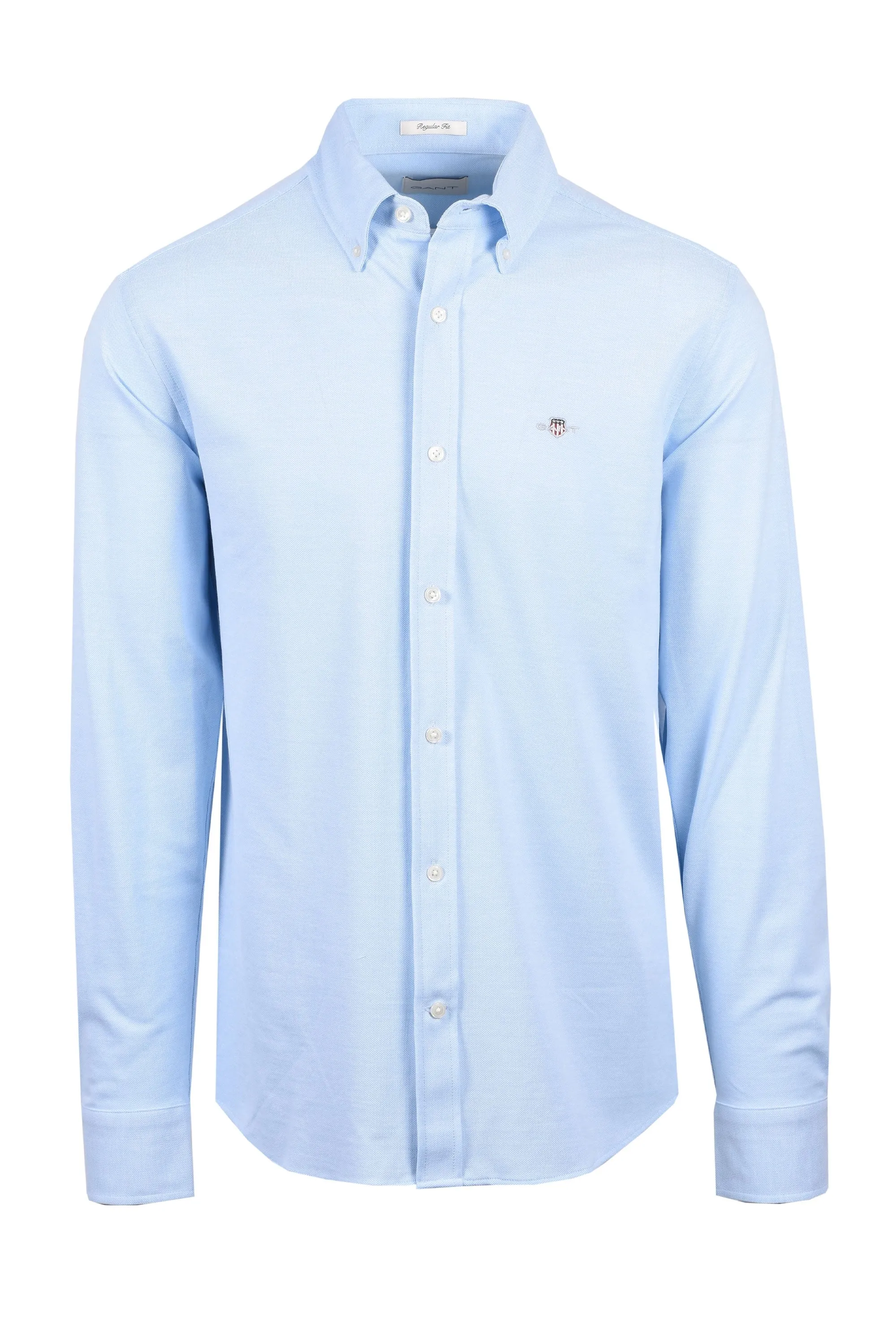 Gant Reg Jersey Pique Shirt Capri Blue