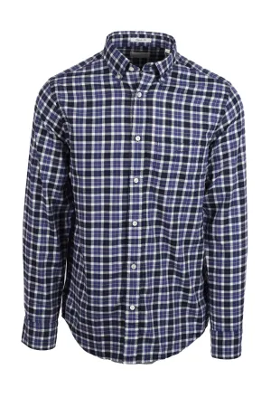 Gant Reg Light Twill Check Shirt Sailor Navy