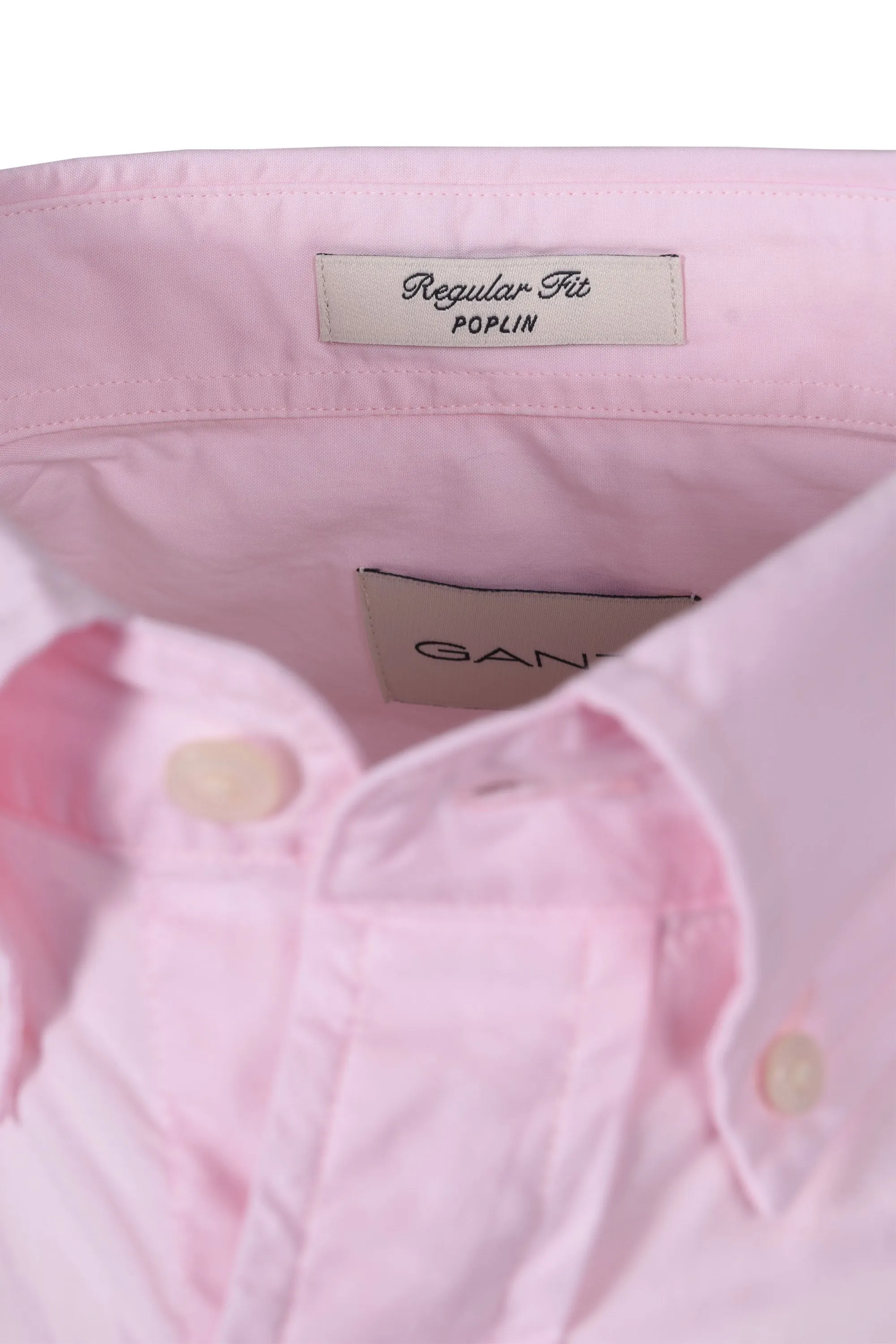 Gant Reg Poplin Short Sleeve Shirt Light Pink